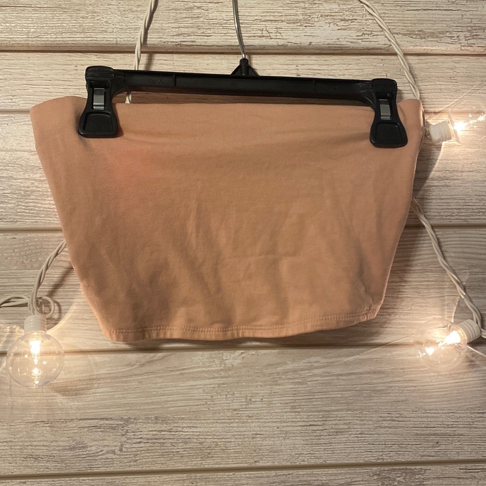 Nude pink tube top